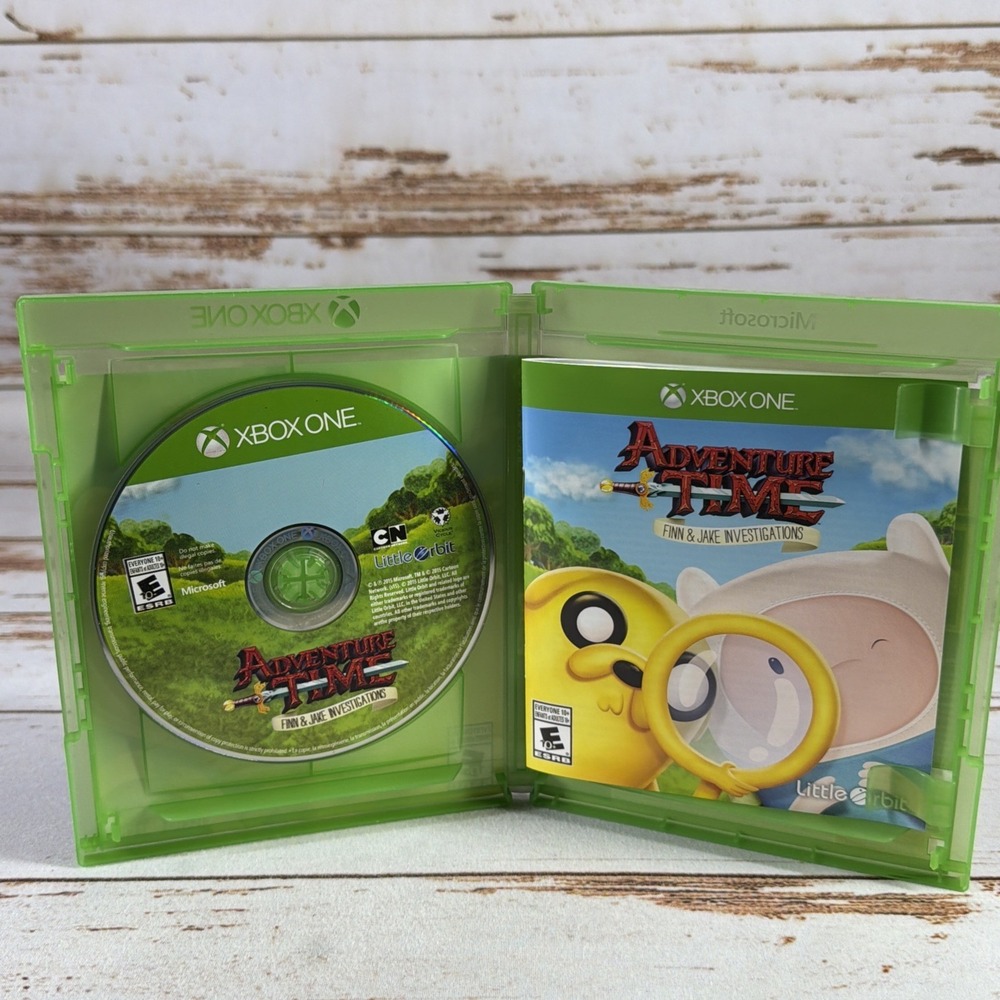 Adventure Time: Finn & Jake Investigations (Xbox One, 2015) CIB Good - Picture 2 of 4